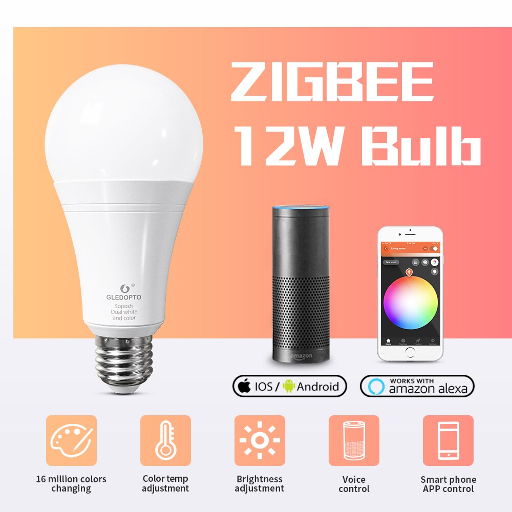 GLEDOPTO LED ZIGBEE ZLL 12W RGB + CCT  ..